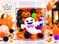 Halloween Sensory Play Dough Kit | 6 oz Dough + Mix-Ins (Orange, Black, Purple)