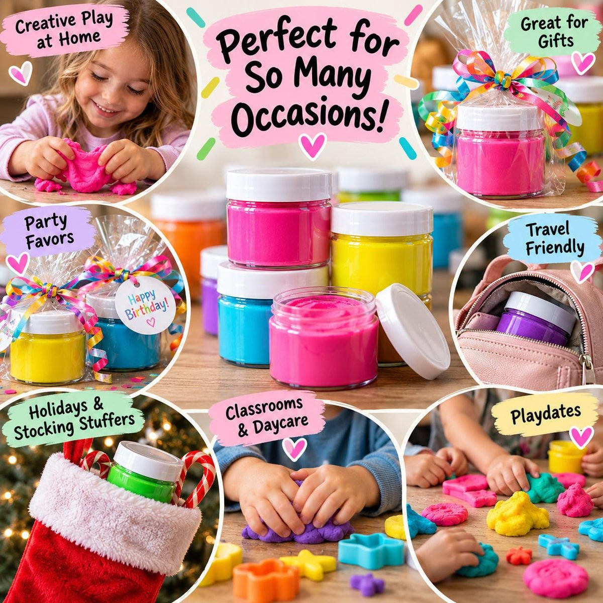 Fresh Handmade Sensory Dough | 5.2 oz Dough | Choose Your Color | Soft Sensory Dough | Kids Gift | Party Favor | Made Fresh to Order