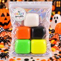 Halloween Sensory Dough 5 Pack | 17.5 oz Total | Black Orange White Neon Green & Yellow | Kids Halloween Activity | Sensory Dough